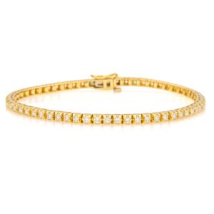 Pyramid Tennis Bracelet