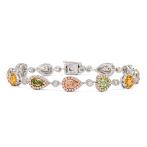 Colored Diamond Fashion Bracelet
